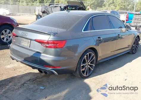 2018 Audi S4 3.0T Premium Plus z USA, uszkodzony, nr VIN WAUC4AF48JA002718